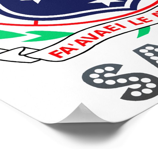 Samoa-wapenstilstand Poster (Hoek)