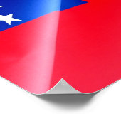 Samoa - Waving Flag - Poster (Hoek)