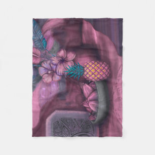  Samoaan - Hawaïaanse stille kunst Fleece Deken