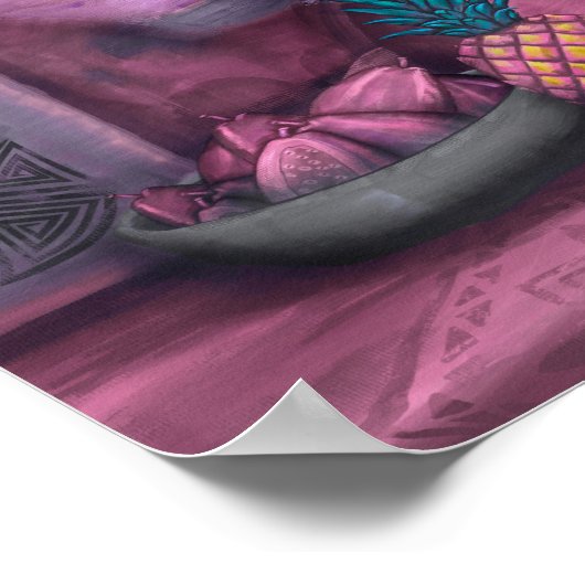 Samoaan - Hawaïaanse stille kunst Poster (Hoek)