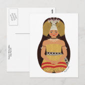 Samoaans Matroesjka Ansichtkaart Briefkaart (Voorkant / Achterkant)