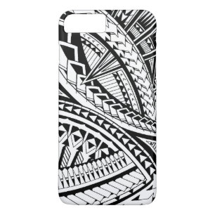 Samoaans tattoo patroon 	iPhone 8/7 plus hoesje