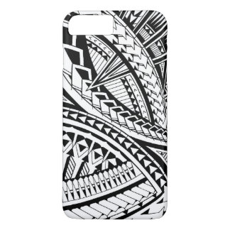 Samoaans tattoo patroon 	iPhone 8/7 plus hoesje