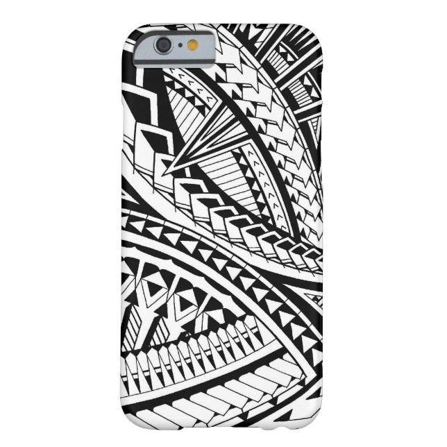 Samoaans tattoo patroon Case-Mate iPhone case (Achterkant)