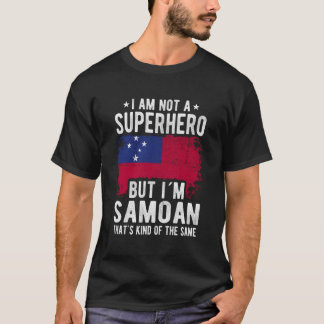 Samoaans Vlag Oorsprong Iâ´M Samoaans T-shirt