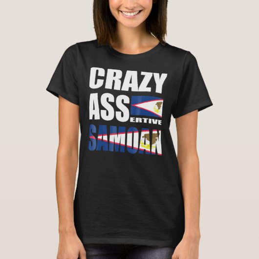 Samoaanse cultuur gek assertief t-shirt (Voorkant)