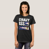 Samoaanse cultuur gek assertief t-shirt (Voorkant volledig)