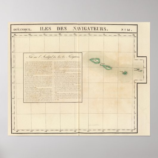 Samoaanse eilanden Oceanië nr. 41 Poster (Voorkant)