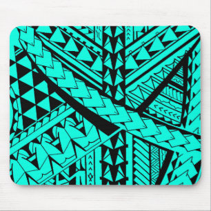 Samoaanse/Polynesiaanse stamvormen en symbolen Muismat