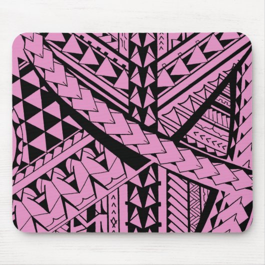 Samoaanse/Polynesiaanse stamvormen en symbolen Muismat (Voorkant)