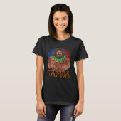 Samoaanse Pride Polynesische krijger Samoa Tatau C T-shirt (Voorkant volledig)