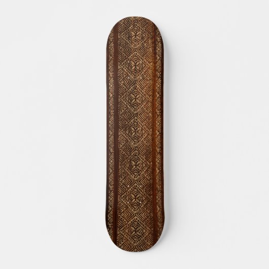 Samoaanse Tapa Vintage Surf Skateboard (Voorkant)