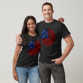 Samoaanse trots Polynesische krijger Tatau Samoa v T-shirt (Unisex)