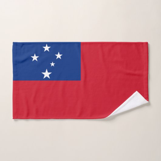Samoaanse vlag bad handdoek (Handdoek)