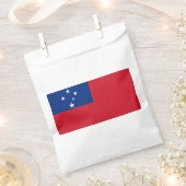 Samoaanse vlag bedankzakje (Geknipt)