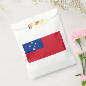 Samoaanse vlag bedankzakje (Gezegeld)