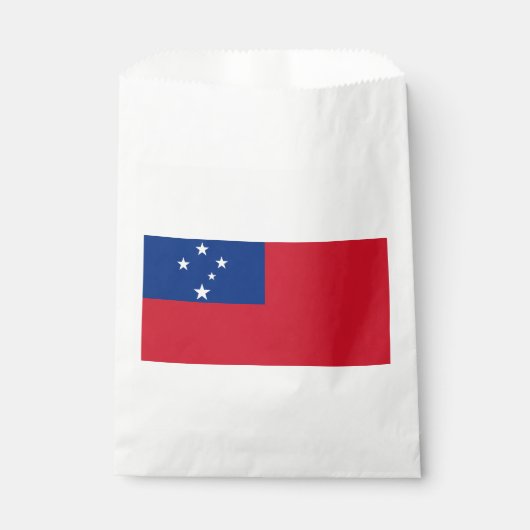 Samoaanse vlag bedankzakje (Voorkant)
