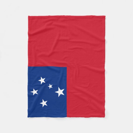 Samoaanse vlag fleece deken (Voorkant)