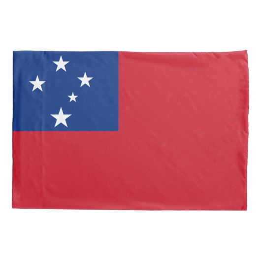 Samoaanse vlag kussensloop (Achterkant)