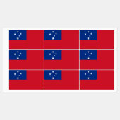Samoaanse vlag labels (Vel)