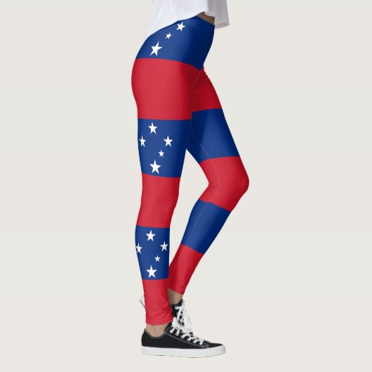 Samoaanse vlag leggings (Rechts)