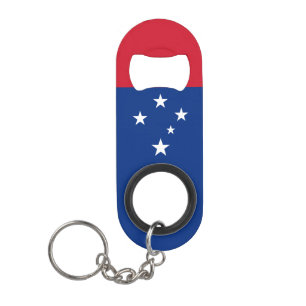 Samoaanse vlag mini flessenopener
