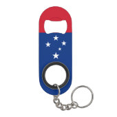 Samoaanse vlag mini flessenopener (Achterkant)