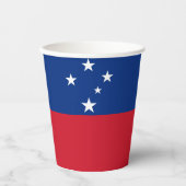 Samoaanse vlag papieren bekers (Voorkant)