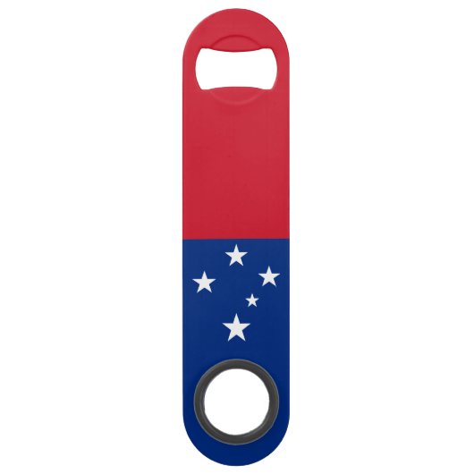 Samoaanse vlag speed flessenopener (Voorkant)