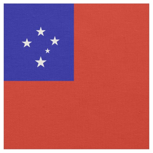 Samoaanse vlag stof (Close Up)