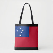 Samoaanse vlag, Vlag van Samoa Tote Bag (Voorkant)