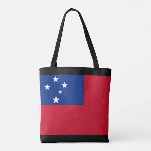 Samoaanse vlag, Vlag van Samoa Tote Bag (Achterkant)