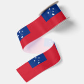 Samoaanse Vlaglint, Samoa Satijnen Lint (Achterkant)