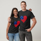 Samoaanse wortels hart Samoaanse vlag Samoa Samoa  T-shirt (Unisex)