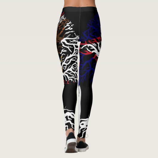 SAMOAANSE WORTELS LEGGINGS (Achterkant)