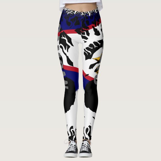 SAMOAANSE WORTELS LEGGINGS (Voorkant)