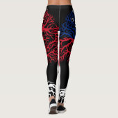 SAMOAANSE WORTELS LEGGINGS (Achterkant)