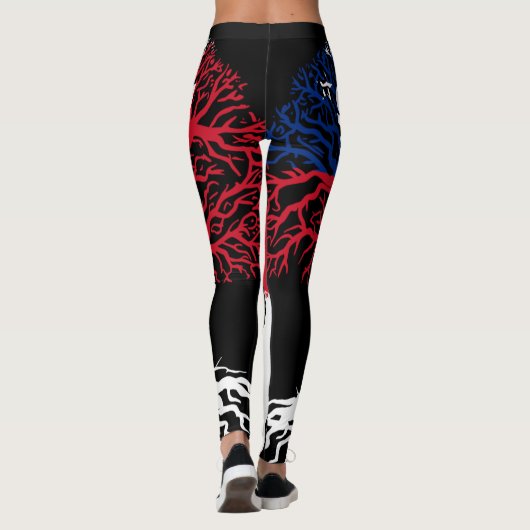 SAMOAANSE WORTELS LEGGINGS (Achterkant)