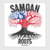 SAMOAANSE WORTELS STICKER (Vel)