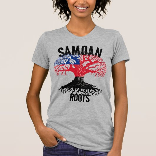 SAMOAANSE WORTELS T-SHIRT (Voorkant)