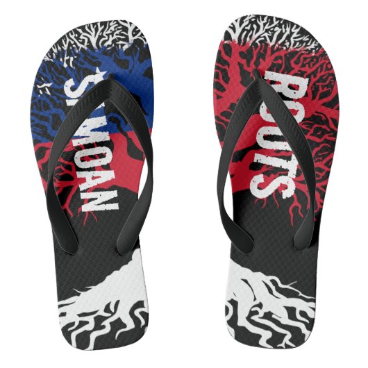 SAMOAANSE WORTELS TEENSLIPPERS (Voetbed)