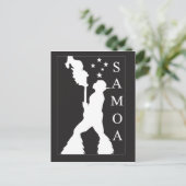 SamoaBlackWhite.ai Briefkaart (Staand voorkant)