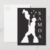SamoaBlackWhite.ai Briefkaart (Voorkant / Achterkant)