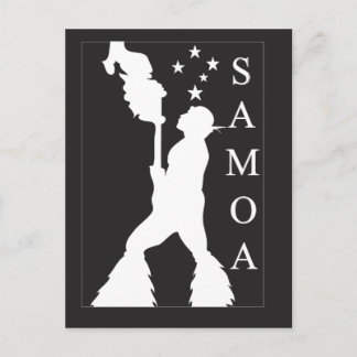 SamoaBlackWhite.ai Briefkaart