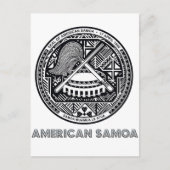 Samoan Emblem Briefkaart (Voorkant)