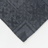 Samoan - Hawaïaans - Polynesiaanse oude Tapa-Desig Fleece Deken (Hoek)