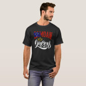 Samoan Queen Samoa Samoan Samoa Flag T-shirt (Voorkant volledig)