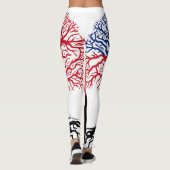 SAMOAN ROOTS Blauw Leggings (Achterkant)