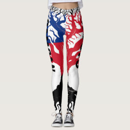 SAMOAN ROOTS Blauw Leggings