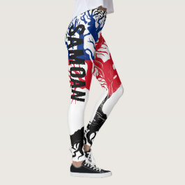 SAMOAN ROOTS Blauw Leggings